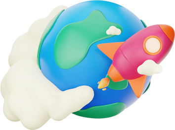 Rocket 3D Icon